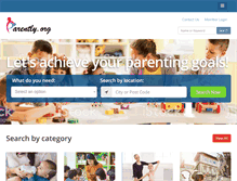 Tablet Screenshot of parently.org